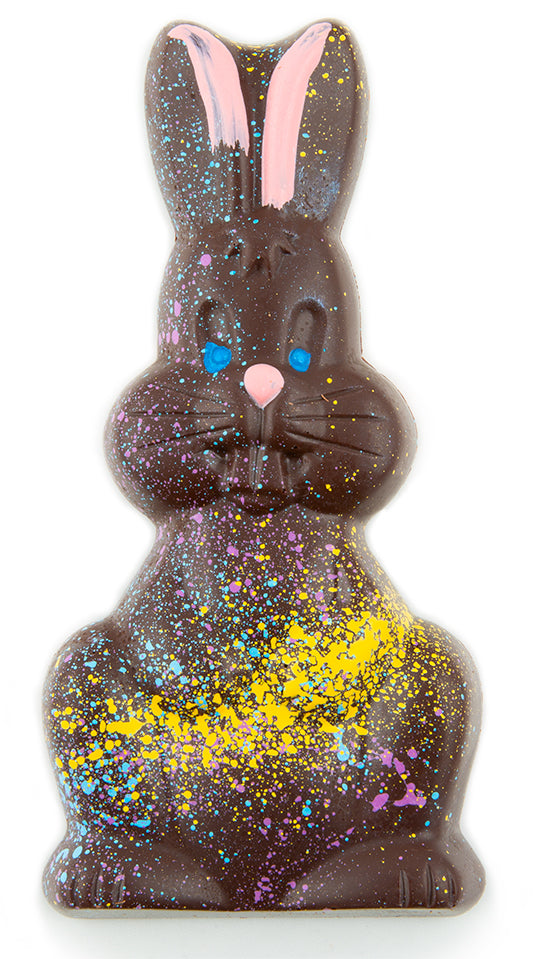 Handpainted Solid Chocolate Bunny