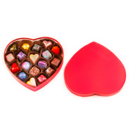 18 Piece Valentine's Day Heart Truffle Box