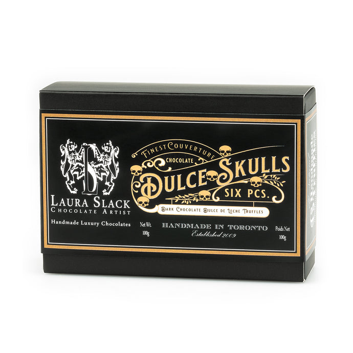 Dulce Skulls - 6 pc. Dulce de Leche in Dark Chocolate Skulls