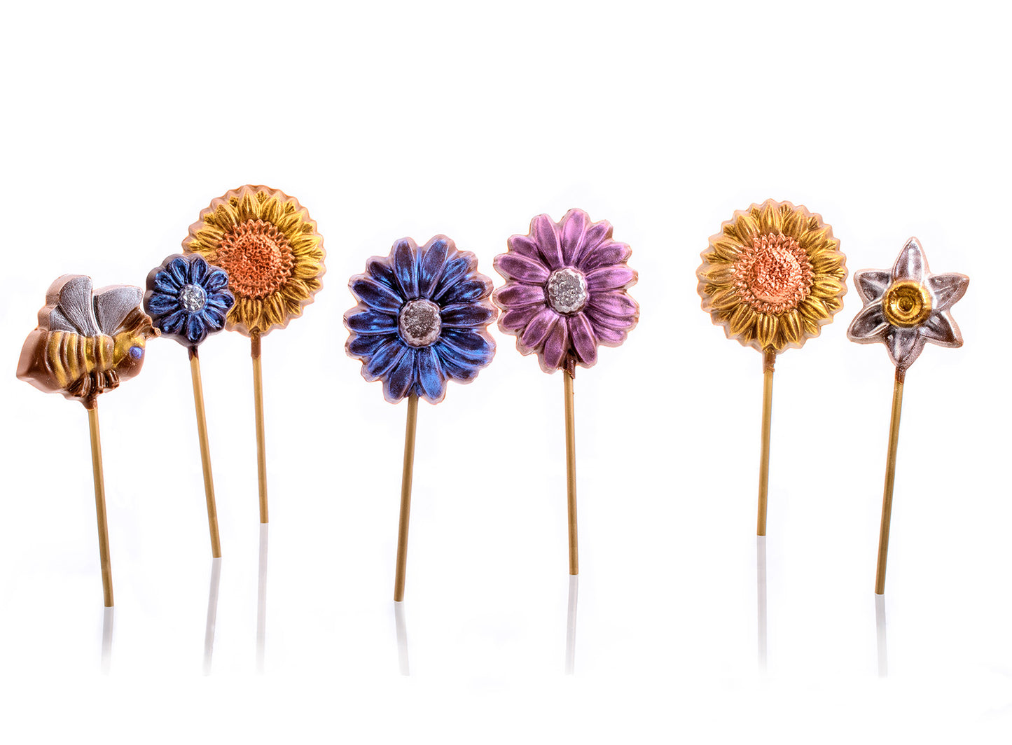 Handpainted Flower Pops